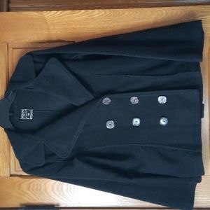 Three Hearts Fleece Pea Coat